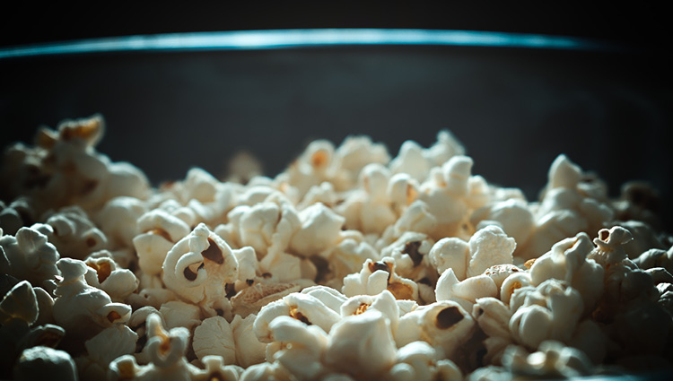 Popcorn and drinks