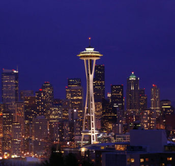 Work creatively under the shadow of the Space Needle.